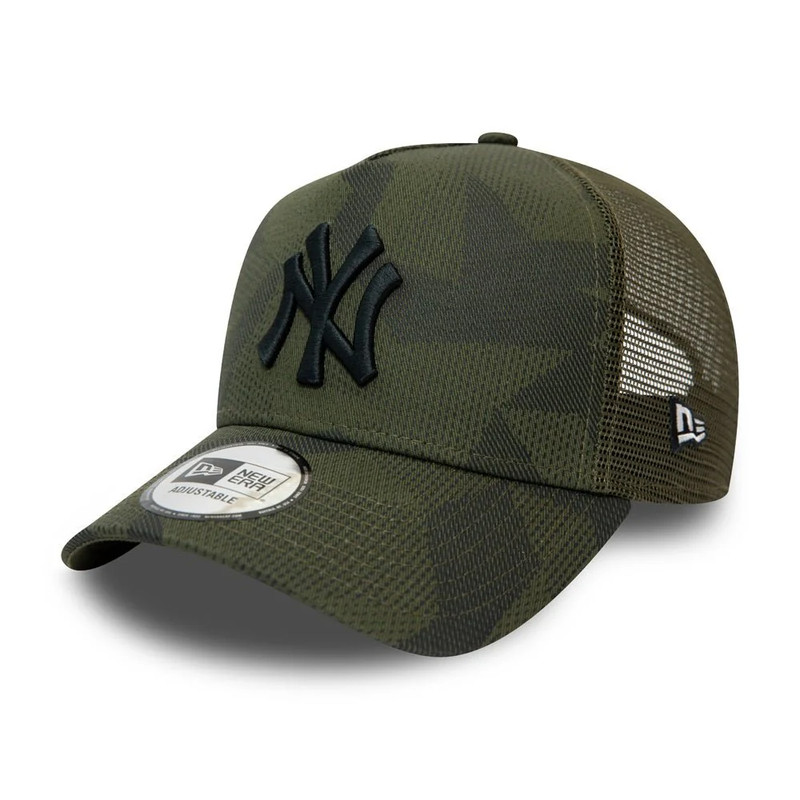 New Era Multi Camo Trucker New York Yankees Cap - Green - قبعة
